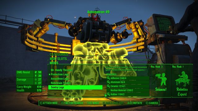  Fallout 4 Automatron руководство по созданию робота5 