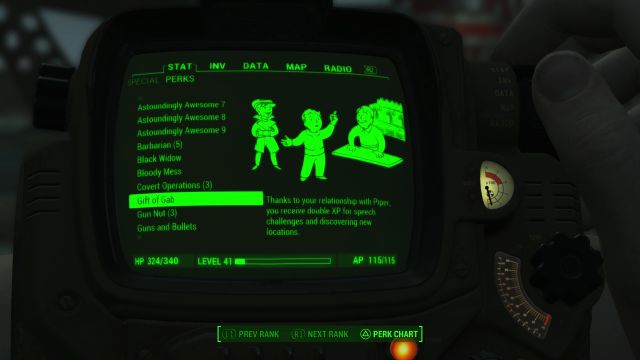 Как получить Объятия любовника в Fallout 4 без компаньонов4