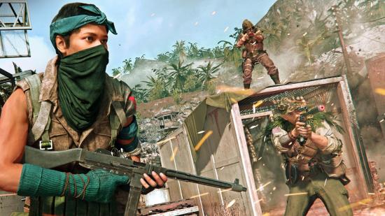 Characters take aim in Call of Duty: Warzone