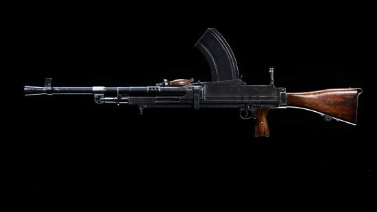 Side profile shot of the Bren, a Warzone Pacific LMG