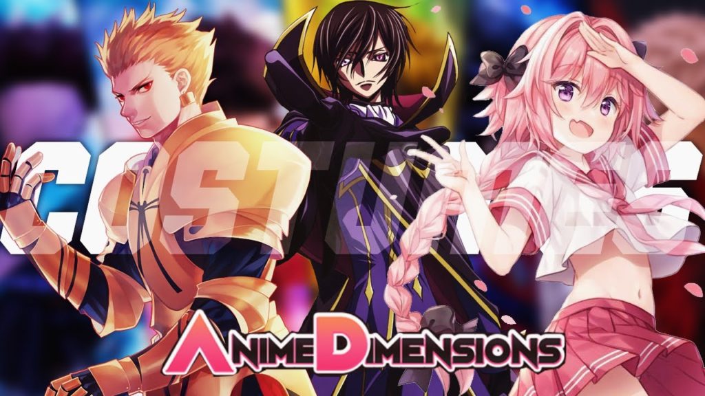 Коды Anime Dimensions